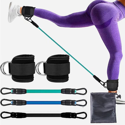 Ankle Strap Resistance Bands for Hip Leg Strength Training