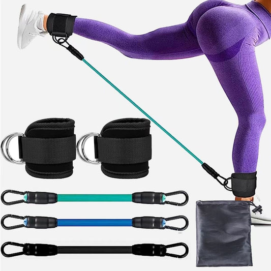 Ankle Strap Resistance Bands for Hip Leg Strength Training