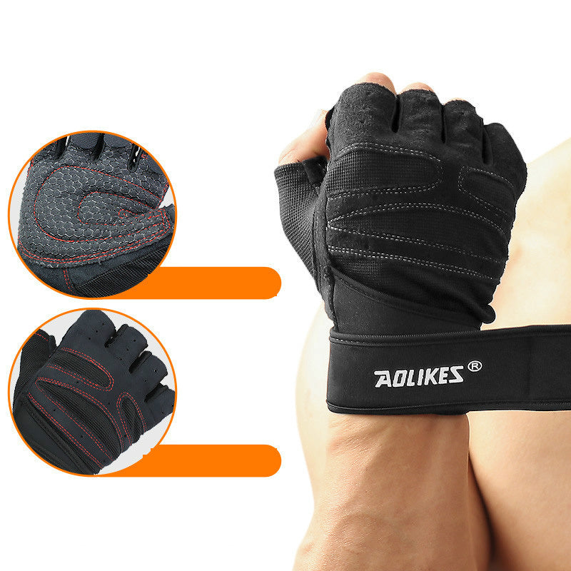 Fitness Gloves Men & Women – Breathable Non-Slip Gym Gloves