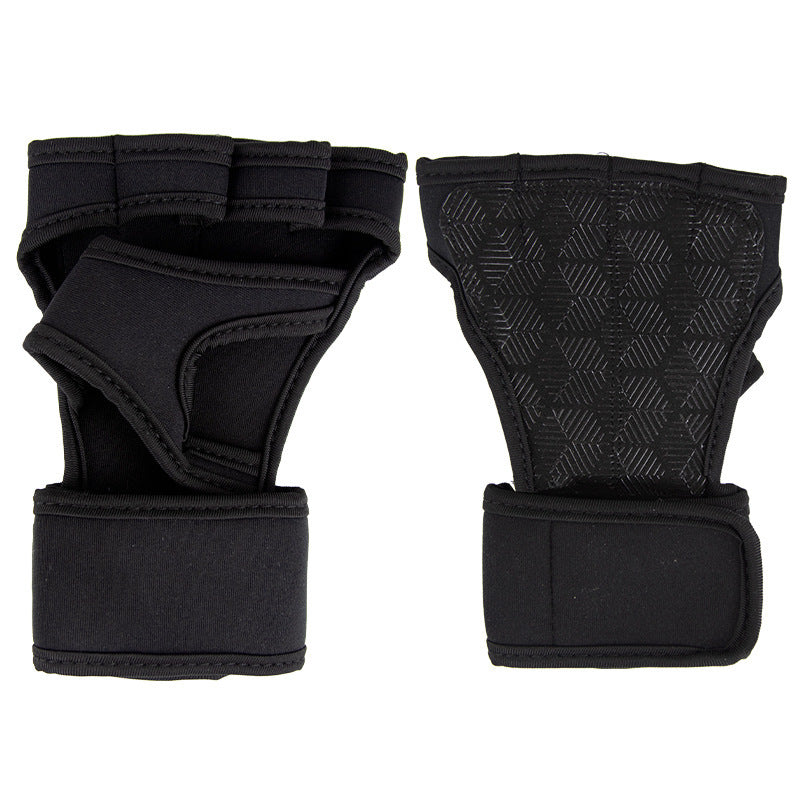 Gym Dumbbell Equipment Gloves – Non-Slip Half Finger Sports Gloves