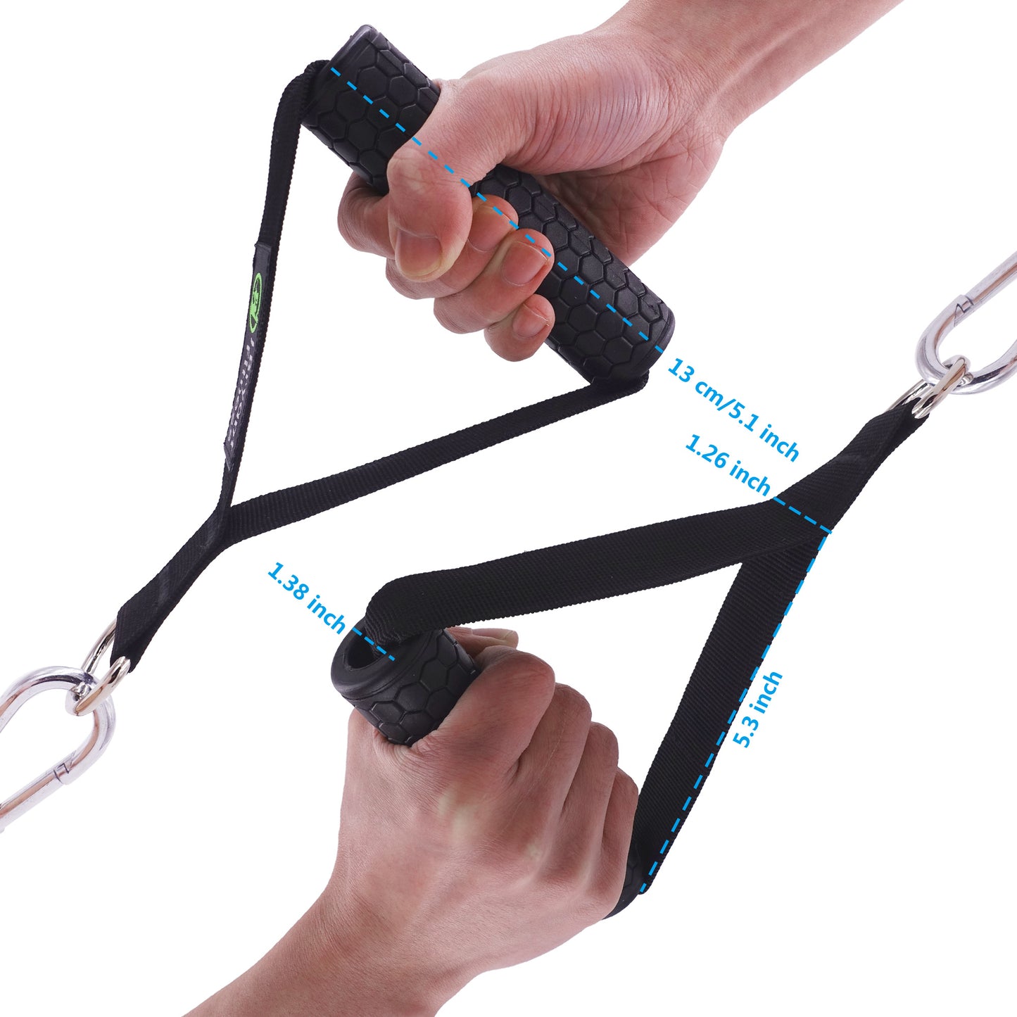 Gym Resistance Bands Handles – Anti-Slip Strong Grip Workout