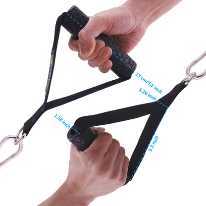 Gym Resistance Bands Handles – Anti-Slip Strong Grip Workout