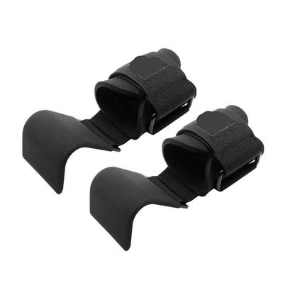 Weight Lifting Hook Grips – Padded Wrist Wrap Powerlifting Gloves